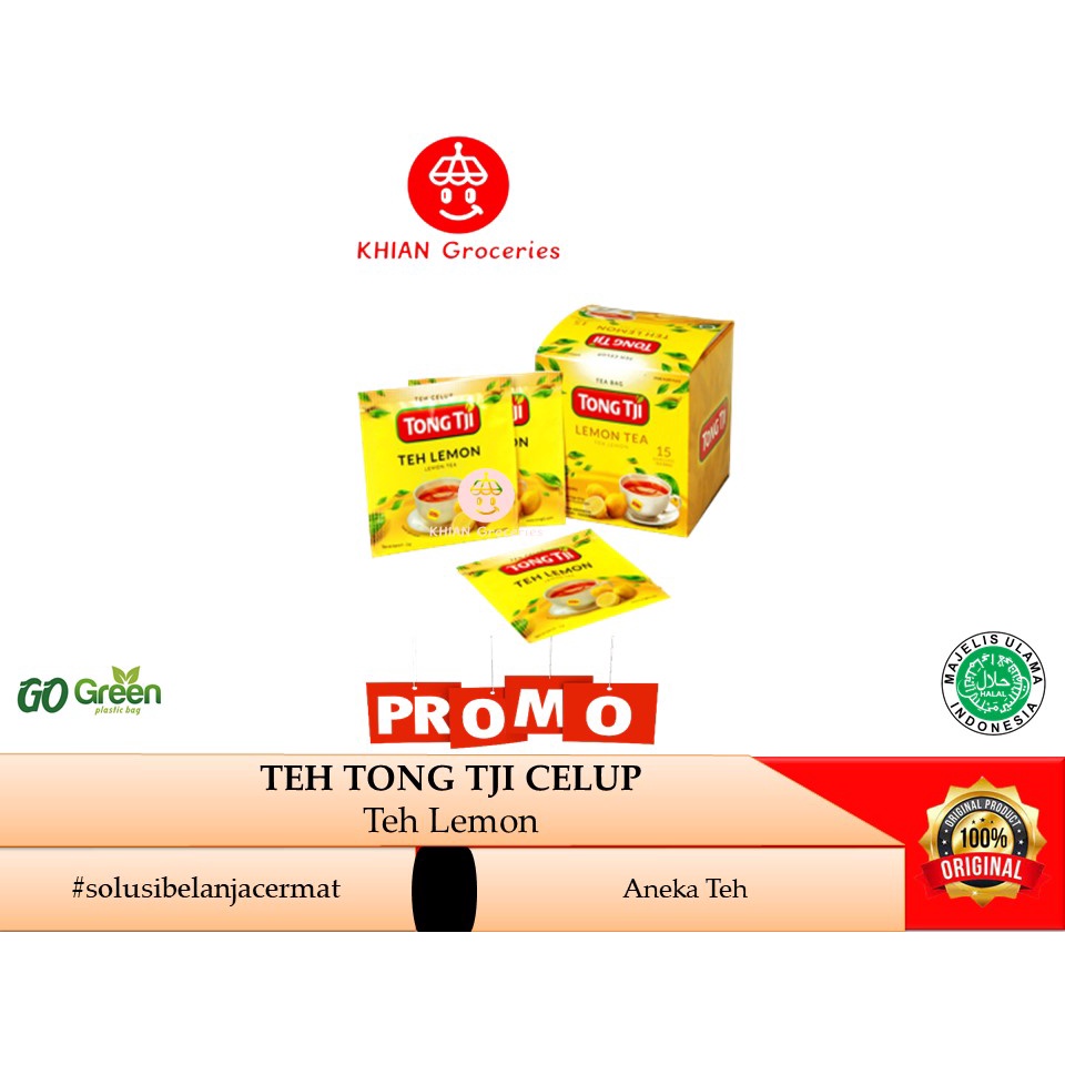 

Teh Tong Tji Celup Lemon Tea 30 gr 15 Bags Amplop