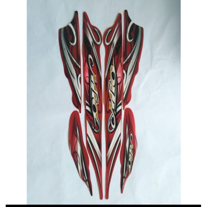 stiker striping mio 2010 merah