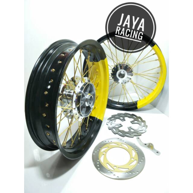 Velg model TK ring 17 lebar 350 250 vixion new - vixion lama sepket plus cakram dan stel velg