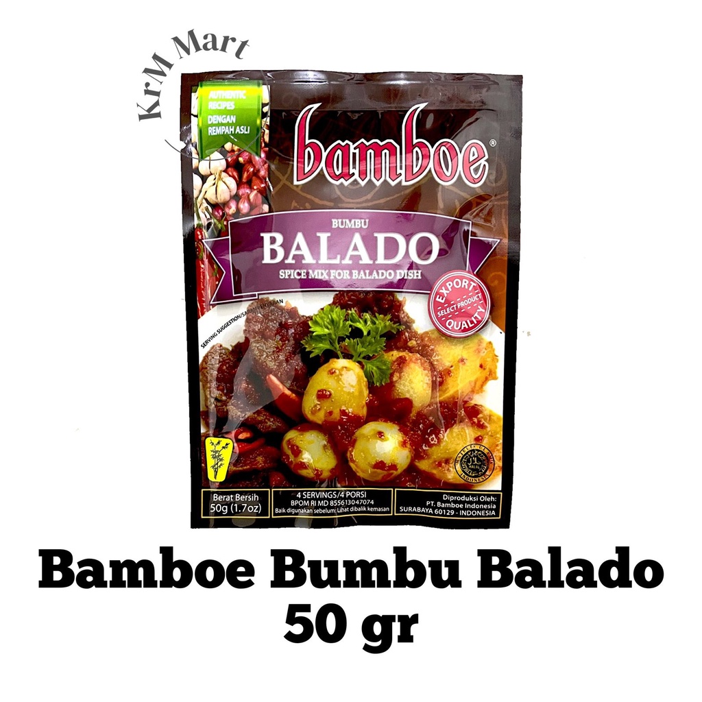 

Bamboe Balado bumbu instan masakan dapur varian nusantara