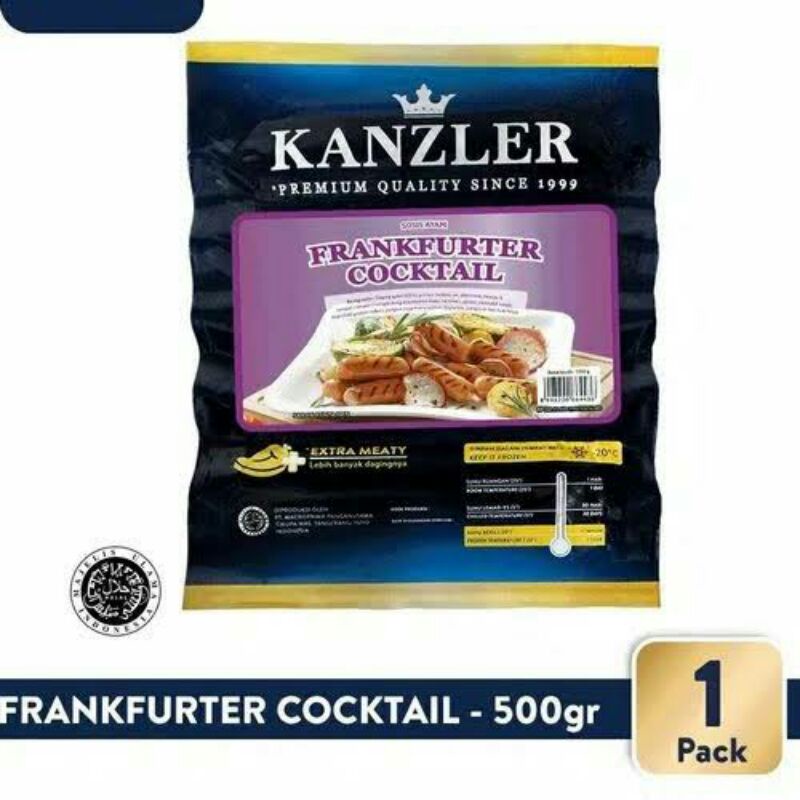 

kanzler sosis frankfurter coctail 500gr