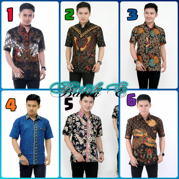 Baju Batik Pria Lengan Pendek Terbaik . Kemeja Lengan Pendek an