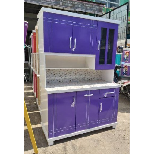  LEMARI  DAPUR KITCHEN SET KAYU  3 PINTU UNGU  Shopee Indonesia