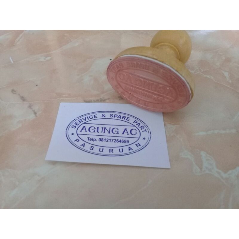 

Stempel Kayu Runaflex Bulat diameter 4,2 cm