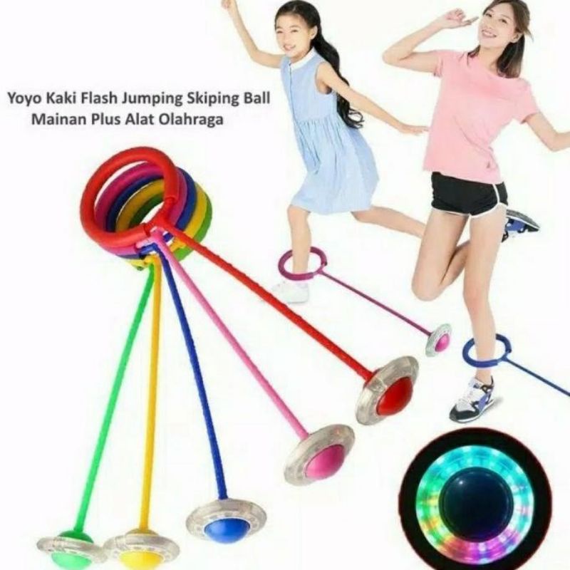 {HJ_888}COD MAINAN HULLAHOPP/ HULLAHOPP JUMPBALL YOYO FLASH JUMP LED