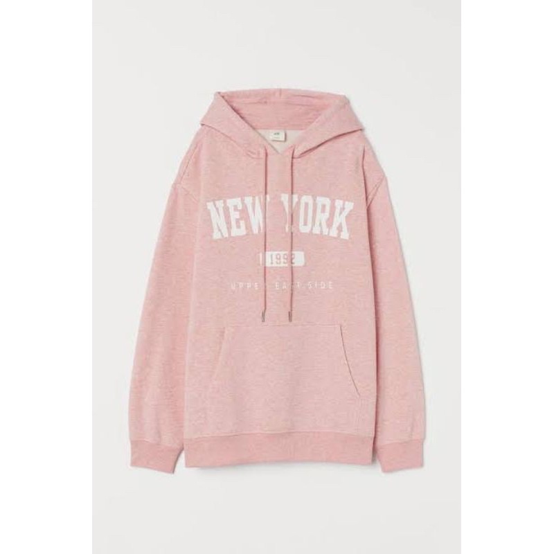 Hoodie New York Pink H*M