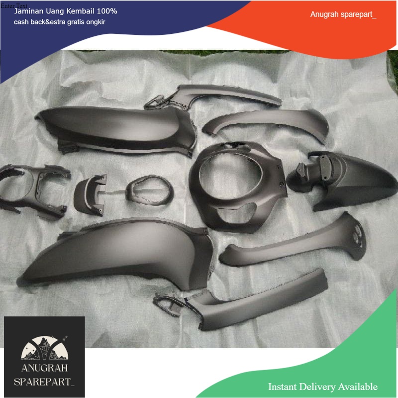 Paketan full set cover body alus scoopy 2020-2021 k2f warna matte brown