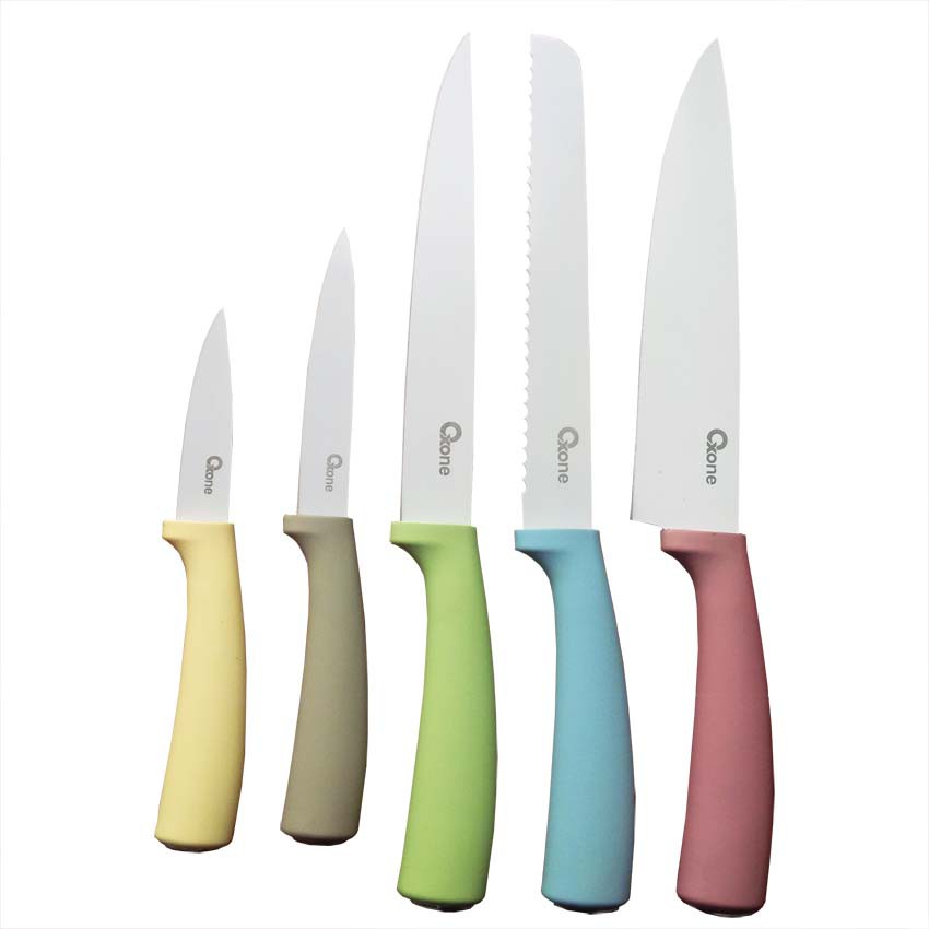 Oxone OX-616 FANCY Knife &amp; Tray Board Set - Pisau Set Talenan Sayur