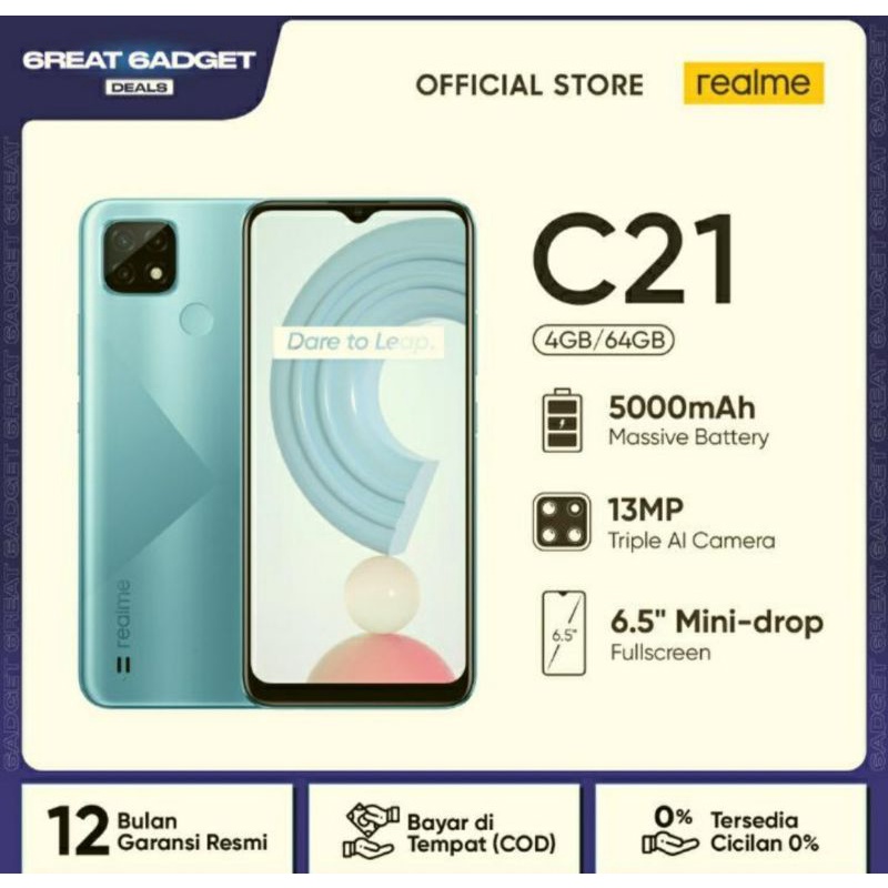REALME C21 RAM 4/64