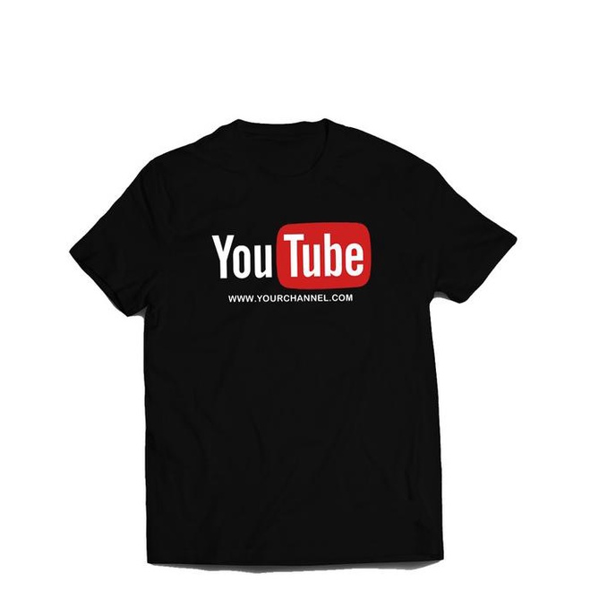 Kaos Youtube Channel | Baju Kaos Youtube Channel Custom