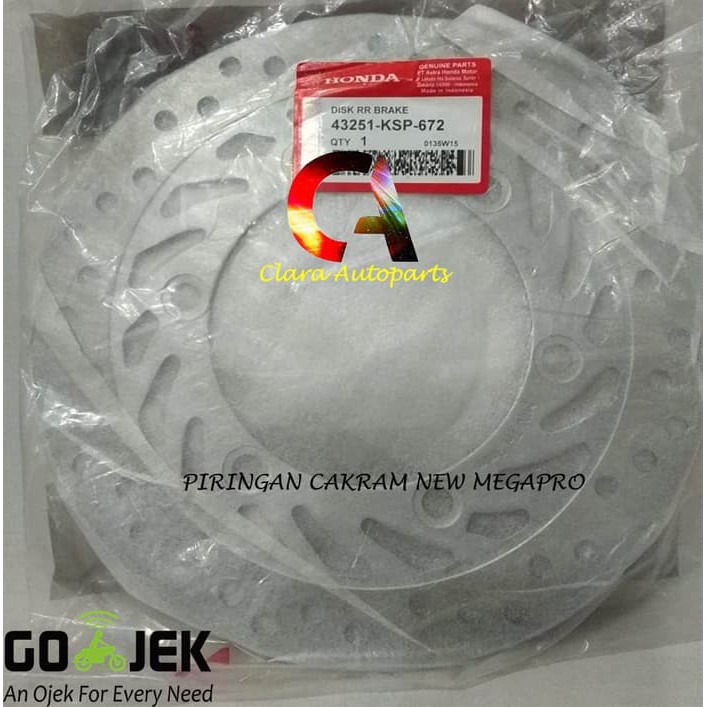 PIRINGAN CAKRAM DEPAN NEW MEGAPRO KYE PIRINGAN CAKRAM MEGAPRO NEW