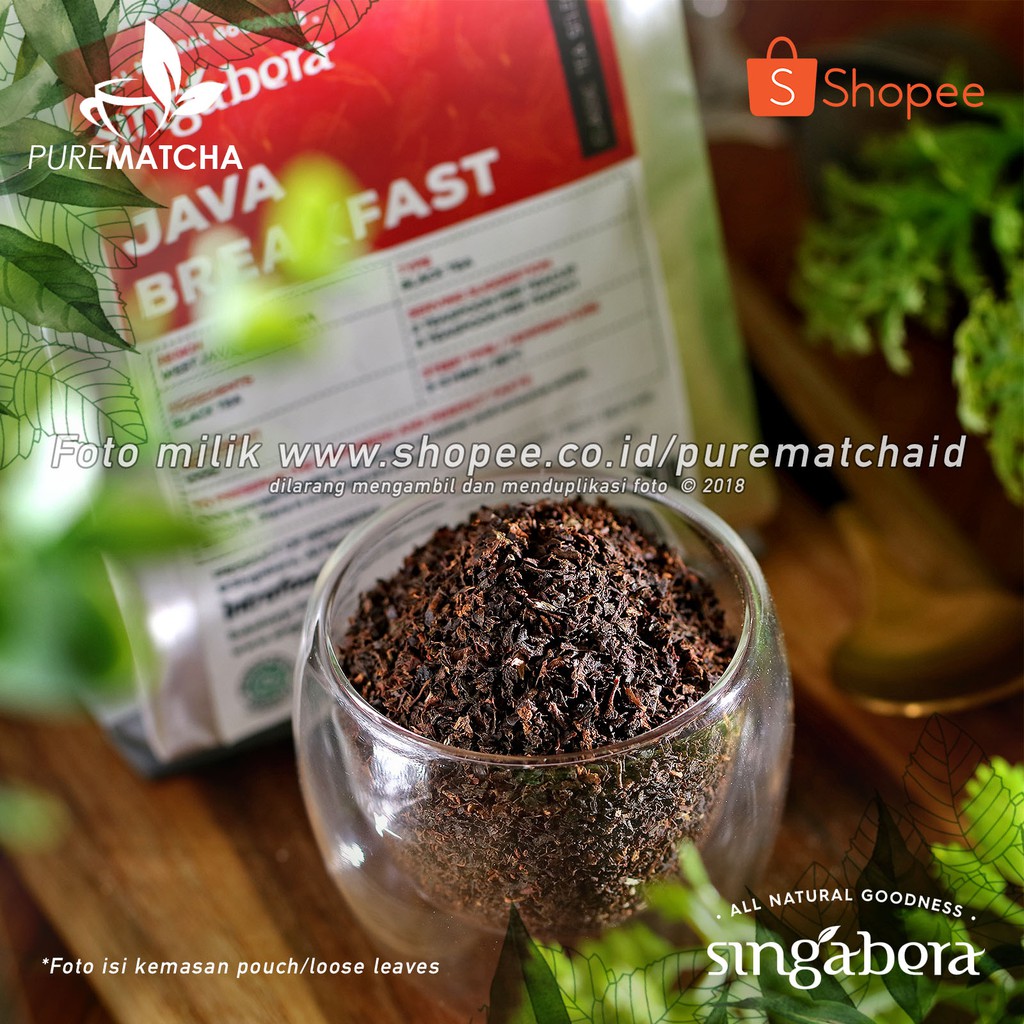 

Singabera - Java Breakfast Tea 10gr SAMPLE Teh Jawa Hotel Resto Cafe Indonesian Tea