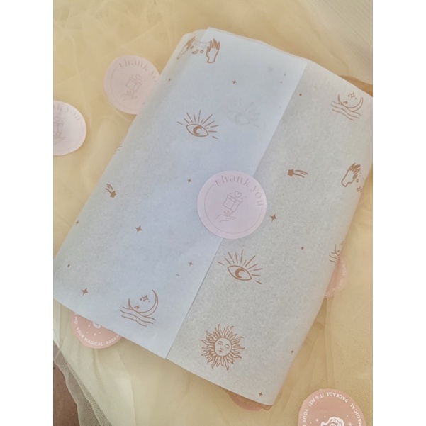 mysthical wrapping paper baju kertas pembungkus
