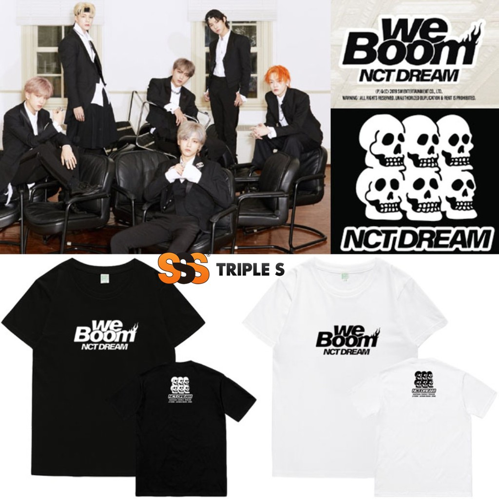KAOS KPOP NCT DREAM 2019 WE BOOM JISUNG CHENLE JAEMIN JENO HAECHAN RENJUN NCTDREAM T-SHIRT