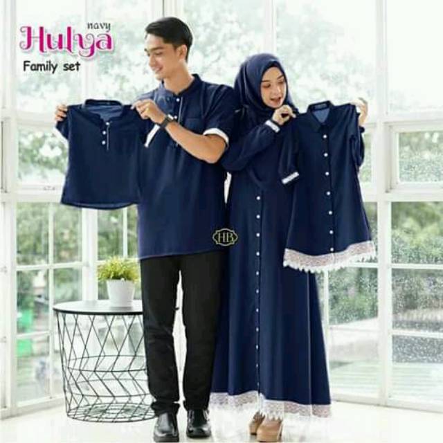 Set keluarga HULYA / NAVI HULYA /couple hulya syar'i