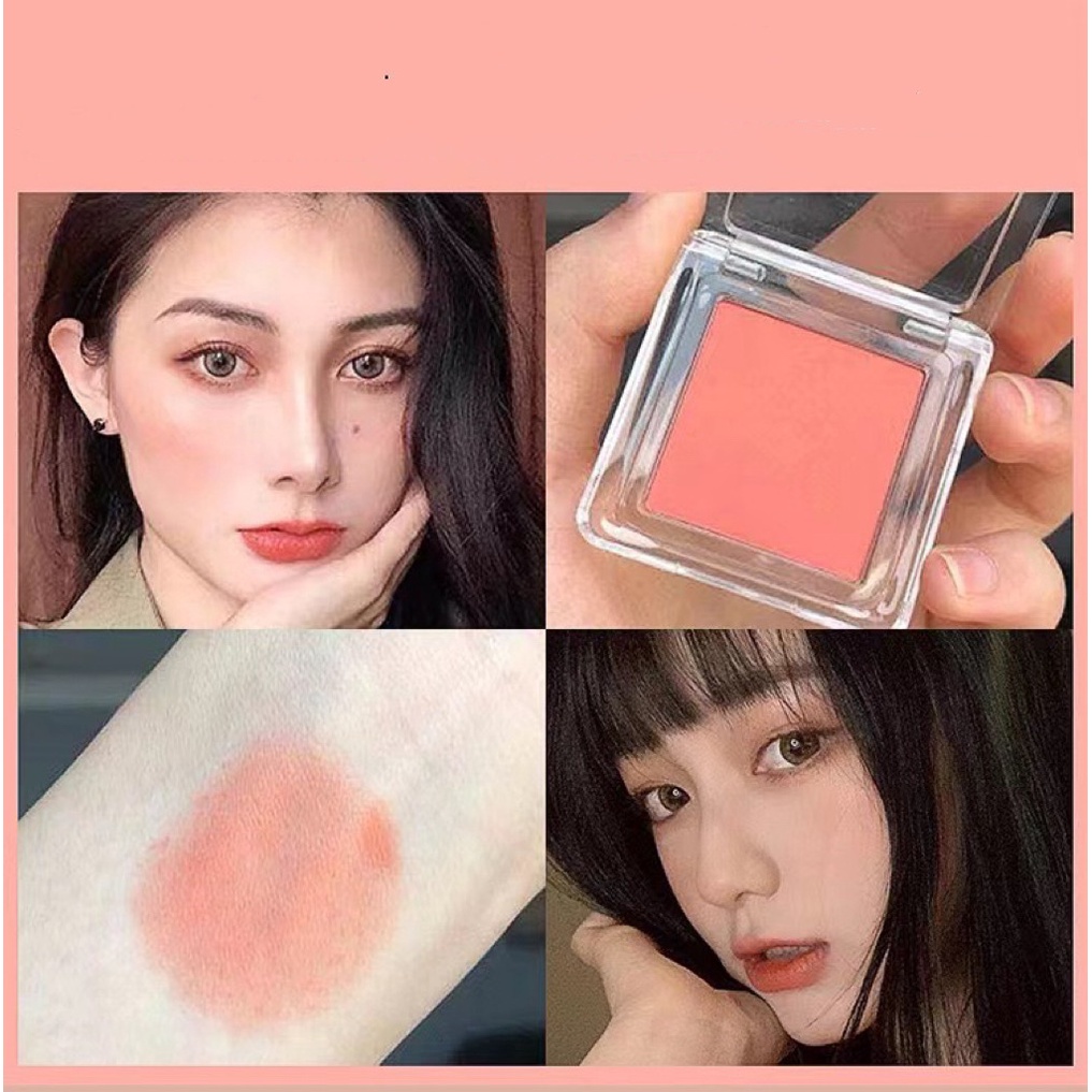 Blush on 1 Kombinasi Warna High Impact Long wear Creamy Blendable Texture 9 shades