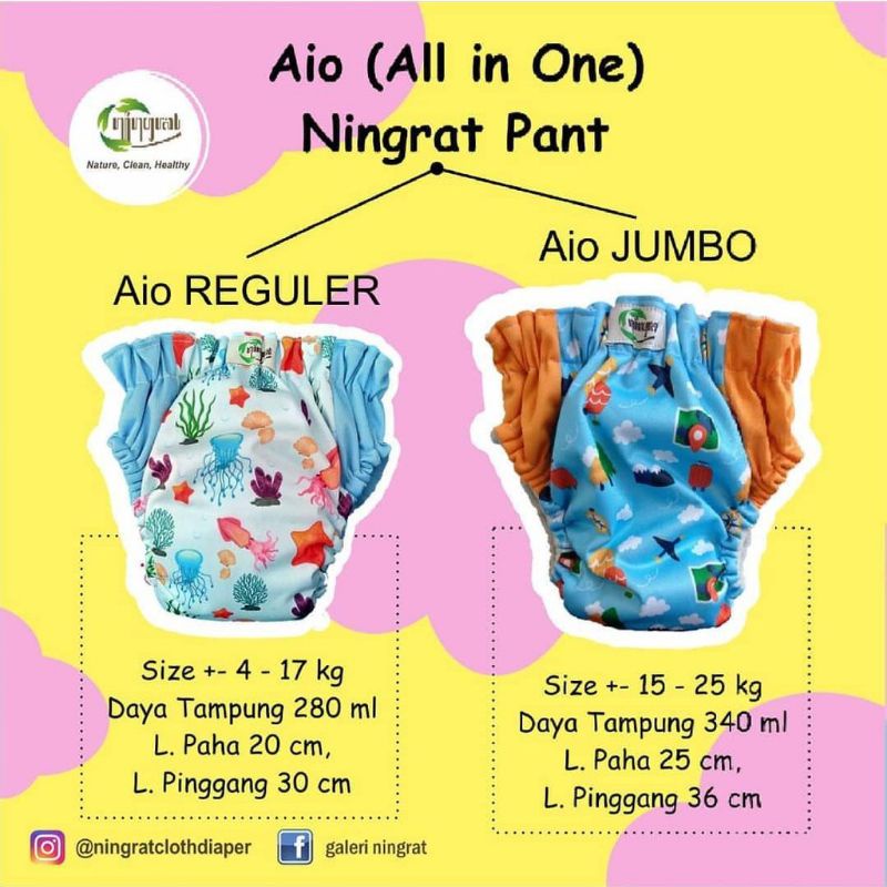 clody ningrat jumbo clody bayi popok bayi popok cuci ulang popok kain