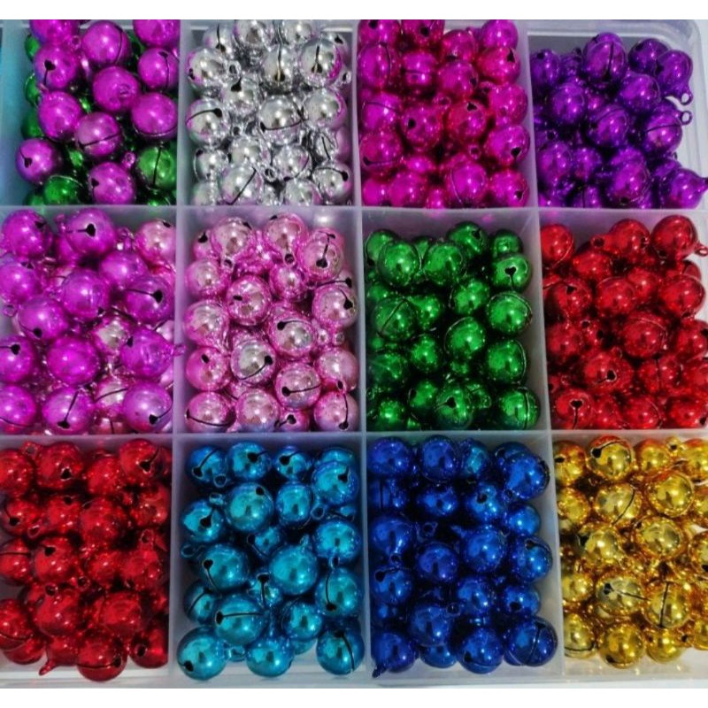 10pc klintingan krincingan lonceng anjing kucing ukuran 12mm dan 15mm