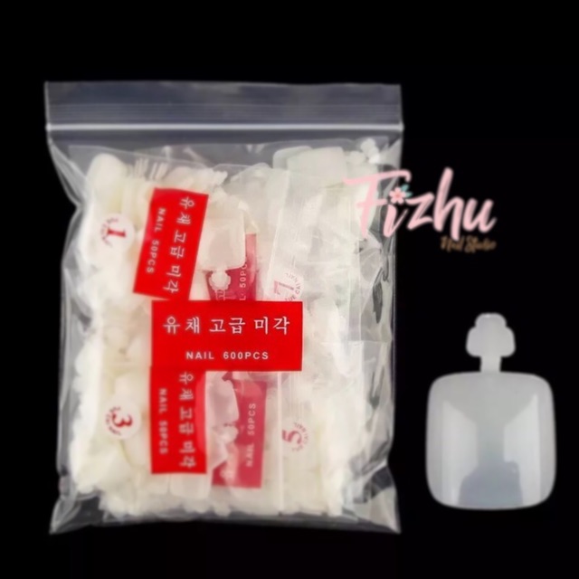 kuku palsu kaki natural / fake nails kaki
