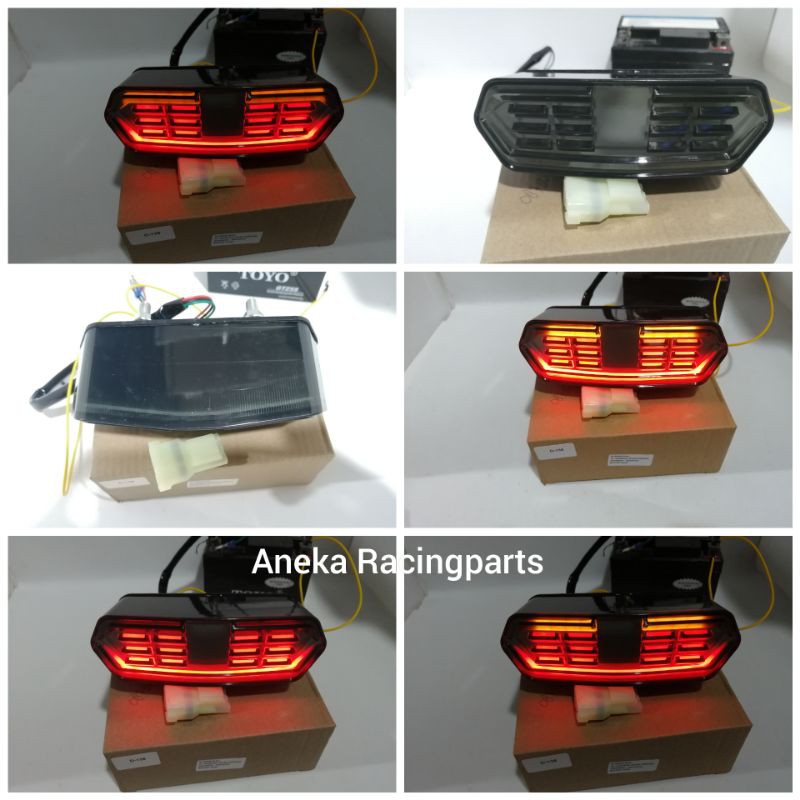 lampu stop belakang rx king tiger vixion byson japstyle ubahan dll universal / stoplamp rx king