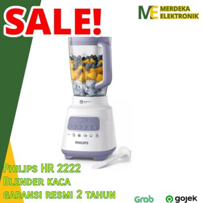 Blender philips HR2222 HR-2222 HR 2222 kaca 2 Ltr