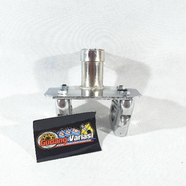 Adaptor dudukan Trondol Stang matic YAMAHA MIO SOUL FINO CHROME