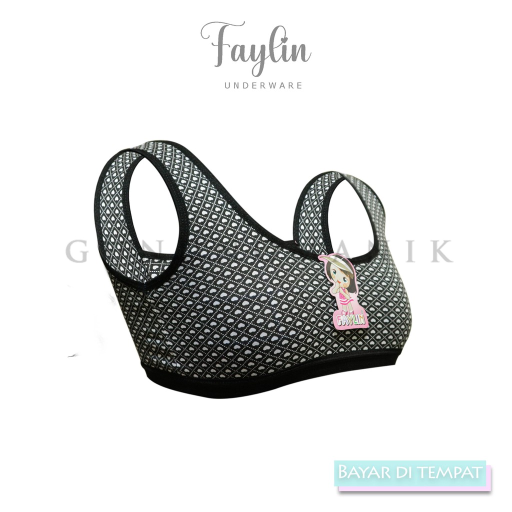 PAKET 6 PCS MINISET FAYLIN SPORT BRA REMAJA (ABG) BAHAN ELASTIS MENYERAP KERINGAT TERMURAH