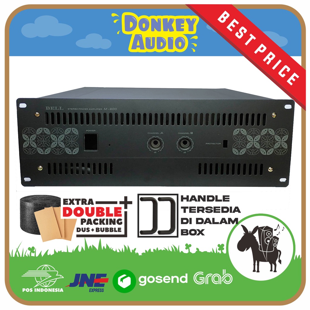 BOX POWER AMPLIFIER M900 M 900 M-900 AMPLIFIER BELL