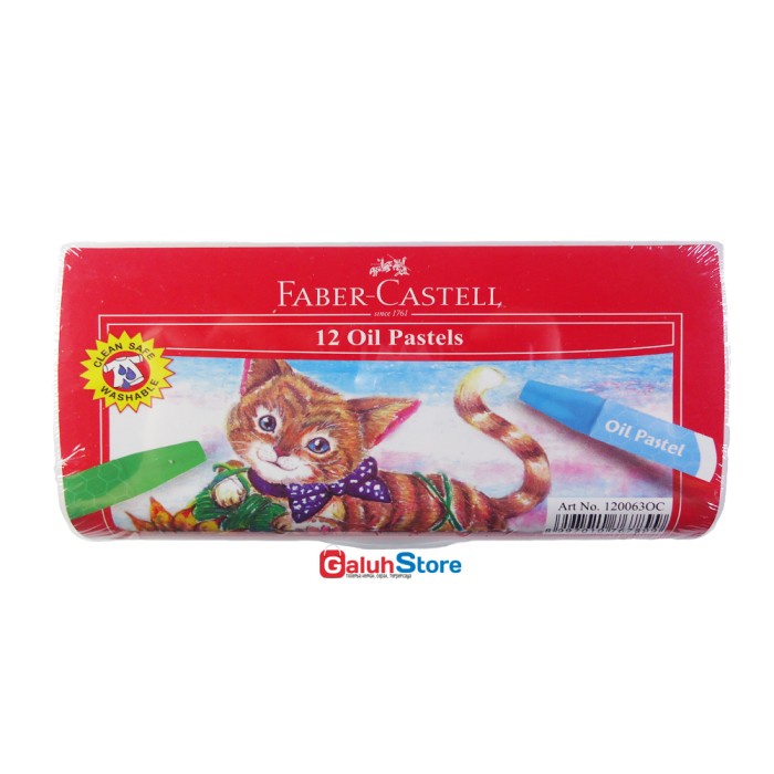 

Lucu Faber Castell Crayon Oil Pastel 12 Warna-Kucing Gilaa!!!