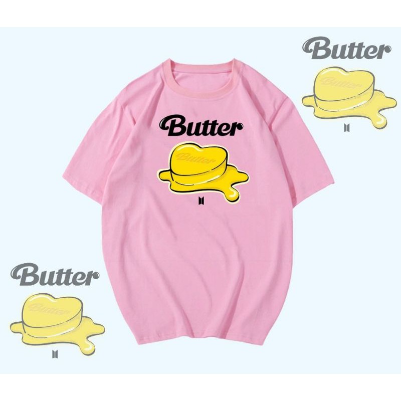 TSHIRT/TUMBLR TEE KAOS BUTTER BTS UNISEX PREMIUM TERMURAH