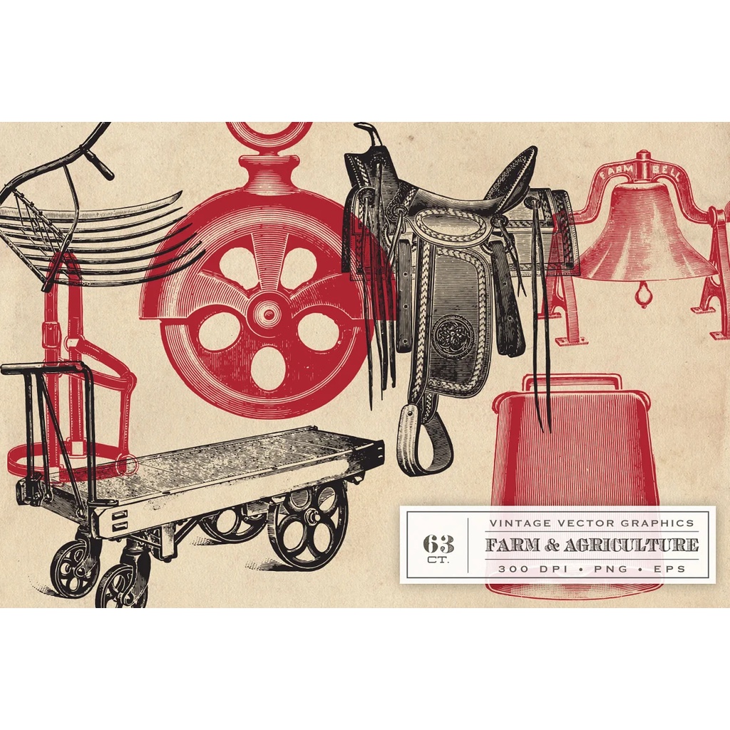 Farm Agriculture Vector Graphics