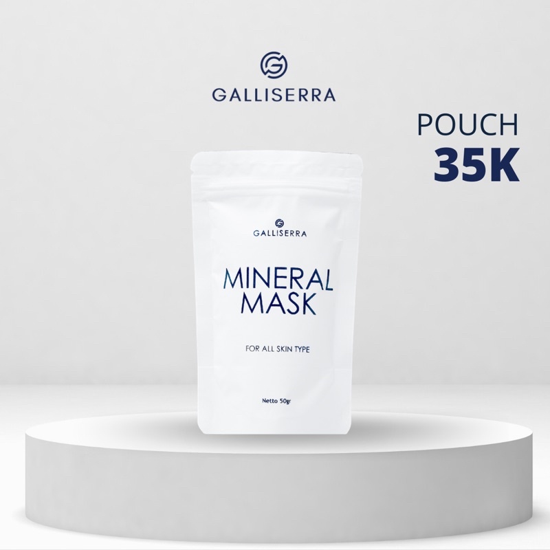 MASKER MINERAL GALLISERRA BPOM (kemasan pouch)