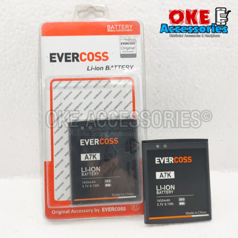 Baterai / Batre / Battery HP EVERCOSS A7K