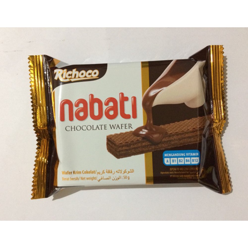 

Ready Stok Richoco Nabati Chocolate Wafer 1 Pcs Diskon