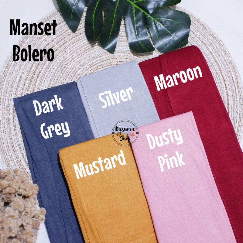 Manset Tangan Sambung Bolero bahan Rayon