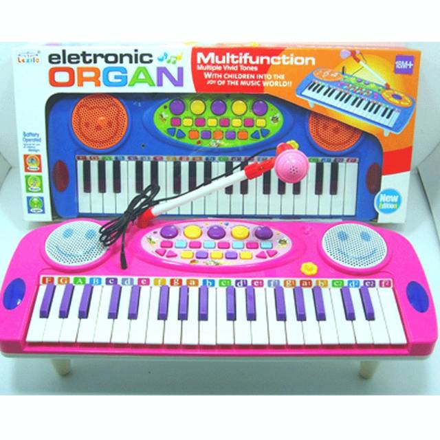 mainan Edukatif Electronic organ - electric piano - keyboard anak