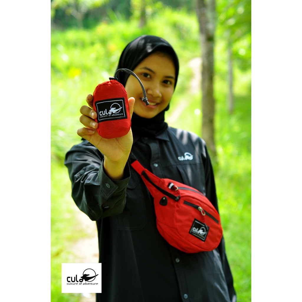 Waistbag Tas Pinggang CULA Waterproof Tas pinggang Lipat