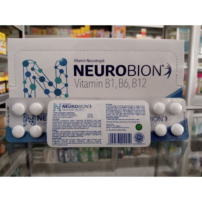 Neurobion Tablet | 1 strip Isi 10 Tablet - ED 04/2025