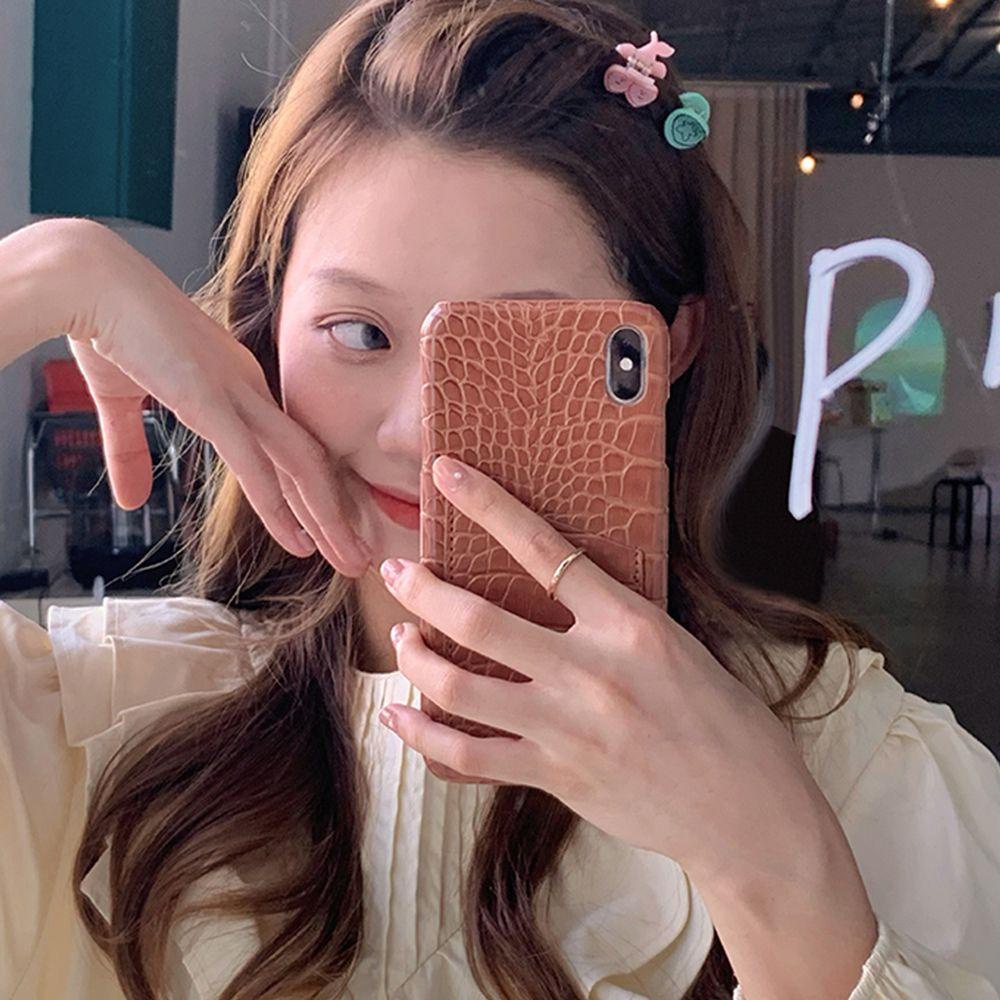 AUGUSTINA Hair Claw Clip Mini Bunny Cherry Smile Face Beruang Akrilik Gaya Korea Jepit Rambut