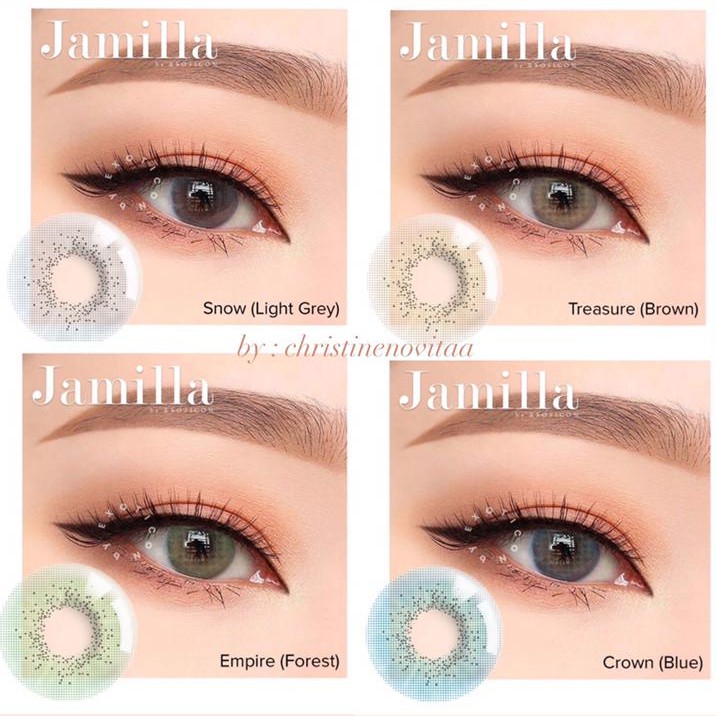 NEW ARRIVAL ! Softlens X2 JAMILLA 14.5mm NORMAL by EXOTICON - FREE TEMPAT LENSA