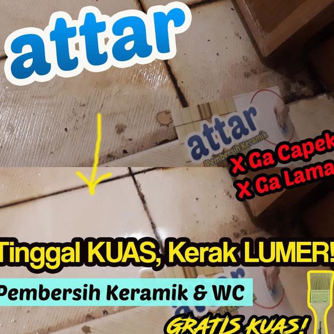 Attar Power Cairan Pembersih Keramik / Wc / Toilet 1 Liter