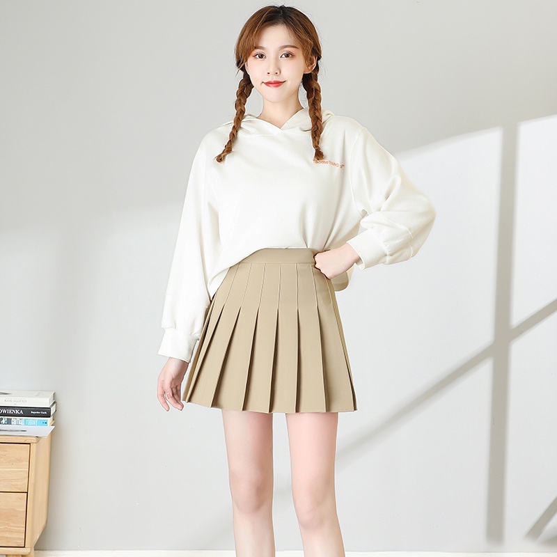 Basic Mini  Pleated Uniform Skirt 2688 (S-XXL)