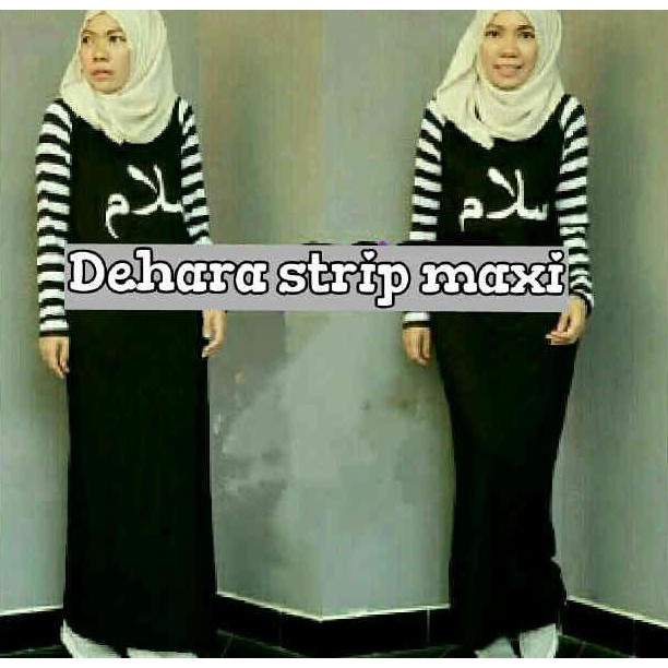 TERMURAH 87475 DEHARA STRIP BLACK