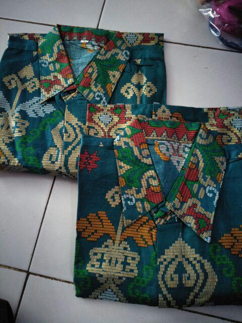 Wou Batik Belvania Family Batik Couple Maura Couple - Sania Ruffle Batik Couple Ori Ndoro - Kg029