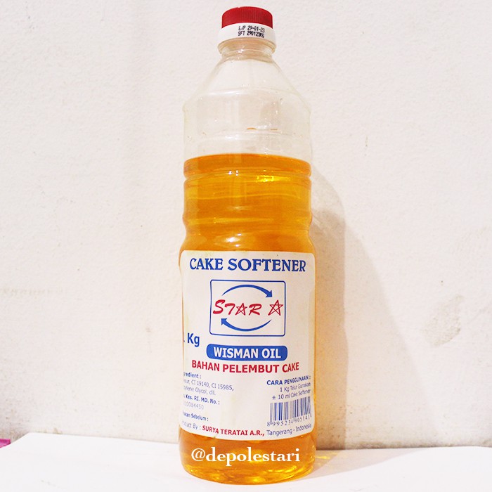 StarA Softener Wisman (Wijsman) Oil 1kg - Pelembut Kue Bolu