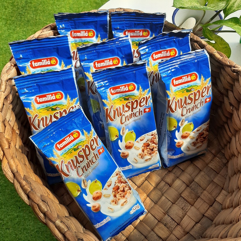 Jual FAMILIA Knusper Granola Swiss Natural Muesli Cereal 50 Gr Sereal
