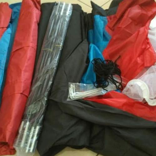 Tenda Camping Dome Hyu Double Layer Pe - 106 Kapasitas 3 /4