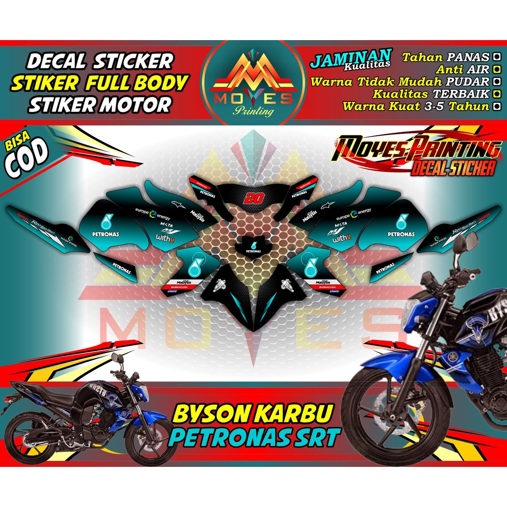 Decal Stiker Full Body Motor Byson Strifing Stiker Variasi
