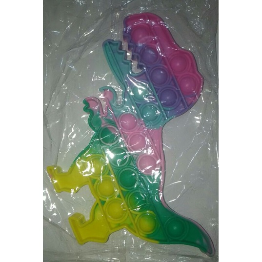 Pop It Rainbow Mainan Anak-Pastel Dino