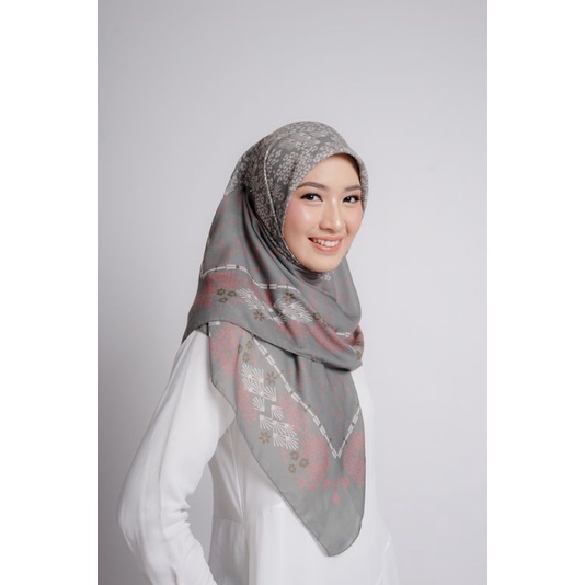 ELZATTA KERUDUNG HIJAB SEGI EMPAT TERBARU 2022 KAILA DECO FLOWERS ELZATTA